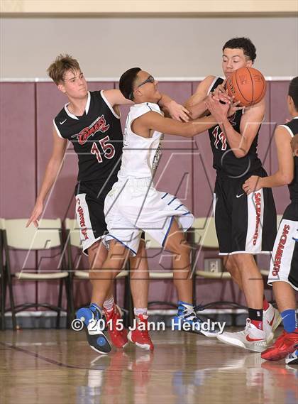 Thumbnail 3 in Sacramento Country Day vs. Desert Pines (MaxPreps Holiday Classic) photogallery.