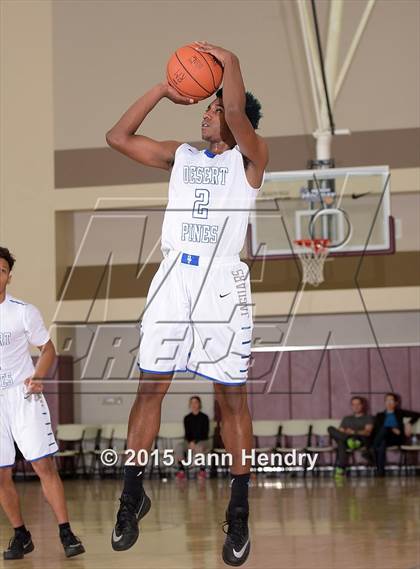Thumbnail 2 in Sacramento Country Day vs. Desert Pines (MaxPreps Holiday Classic) photogallery.