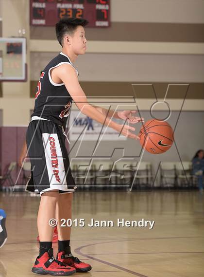 Thumbnail 1 in Sacramento Country Day vs. Desert Pines (MaxPreps Holiday Classic) photogallery.