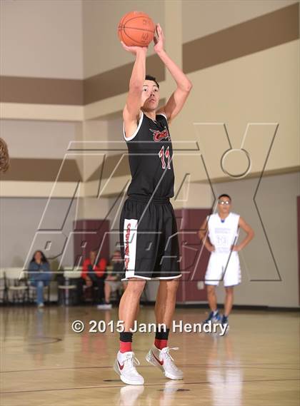 Thumbnail 2 in Sacramento Country Day vs. Desert Pines (MaxPreps Holiday Classic) photogallery.