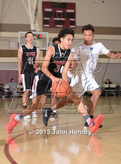 Thumbnail 2 in Sacramento Country Day vs. Desert Pines (MaxPreps Holiday Classic) photogallery.