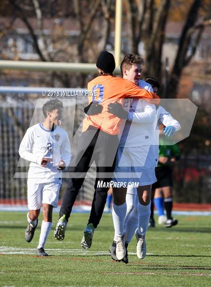 Thumbnail 3 in Lansing vs. Geneseo (NYSPHSAA Class C Final) photogallery.