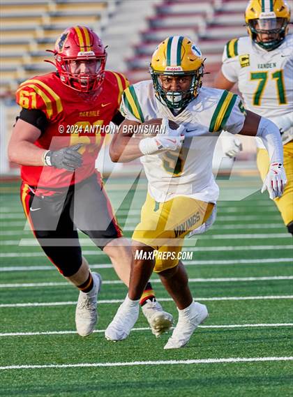 Thumbnail 2 in Oakdale vs. Vanden (CIF SJS D3 Final) photogallery.
