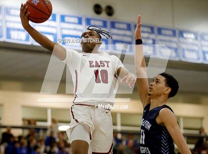 Thumbnail 1 in Hamilton Heights Christian Academy vs. Memphis East photogallery.