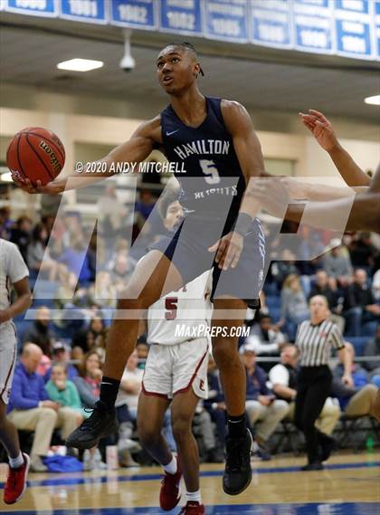 Thumbnail 2 in Hamilton Heights Christian Academy vs. Memphis East photogallery.
