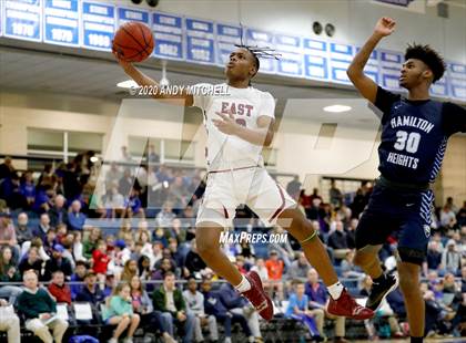 Thumbnail 1 in Hamilton Heights Christian Academy vs. Memphis East photogallery.