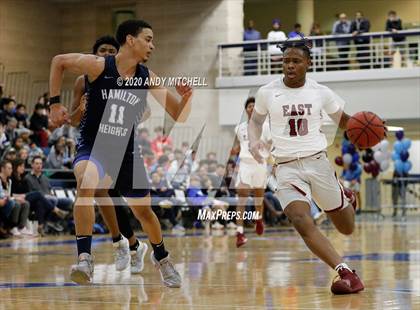 Thumbnail 2 in Hamilton Heights Christian Academy vs. Memphis East photogallery.