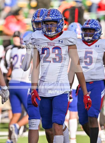 Thumbnail 2 in Katy vs. Hays (UIL 6A DII Regional Final) photogallery.