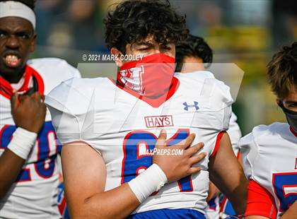 Thumbnail 3 in Katy vs. Hays (UIL 6A DII Regional Final) photogallery.