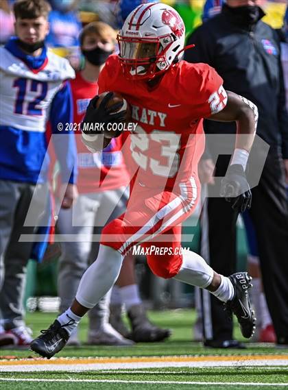 Thumbnail 2 in Katy vs. Hays (UIL 6A DII Regional Final) photogallery.