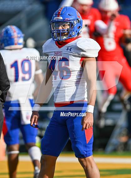Thumbnail 3 in Katy vs. Hays (UIL 6A DII Regional Final) photogallery.