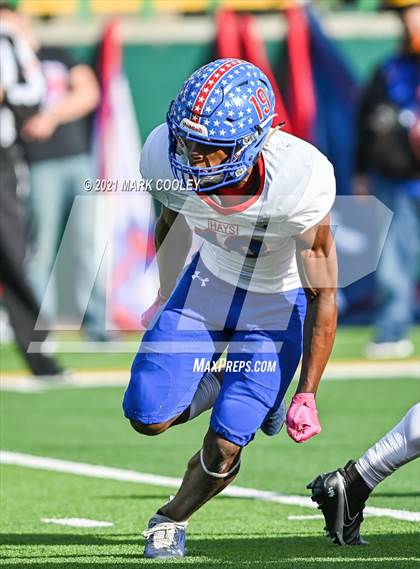 Thumbnail 3 in Katy vs. Hays (UIL 6A DII Regional Final) photogallery.