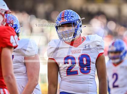 Thumbnail 2 in Katy vs. Hays (UIL 6A DII Regional Final) photogallery.