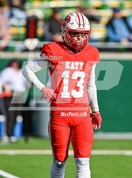Thumbnail 1 in Katy vs. Hays (UIL 6A DII Regional Final) photogallery.