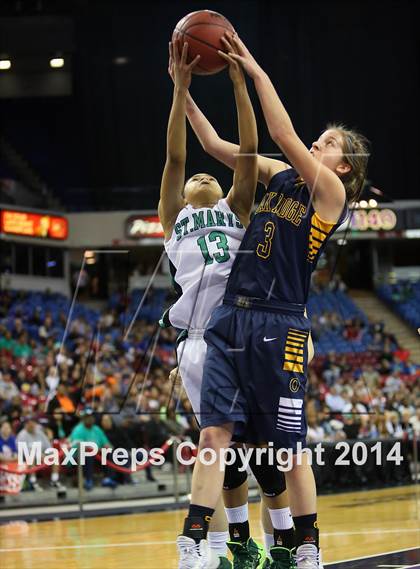 Thumbnail 3 in St. Mary's vs Oak Ridge (CIF SJS D1 Final) photogallery.