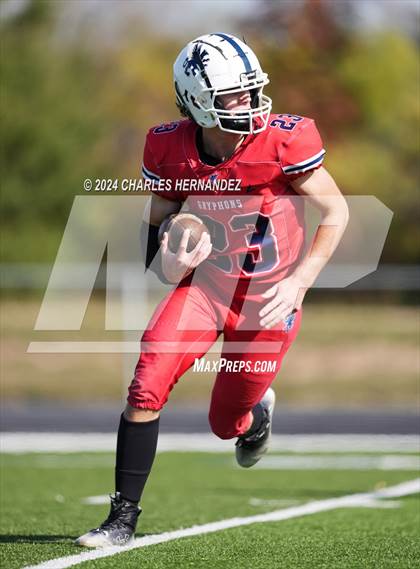 Thumbnail 1 in Grace Classical Christian Academy vs. West Texas Tornadoes (TAIAO Division III Final) photogallery.