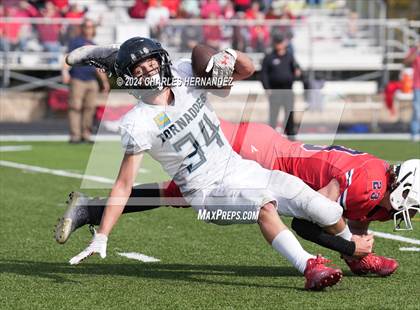 Thumbnail 2 in Grace Classical Christian Academy vs. West Texas Tornadoes (TAIAO Division III Final) photogallery.