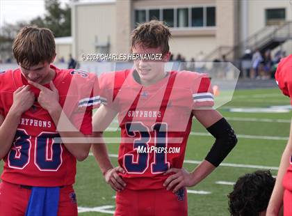 Thumbnail 1 in Grace Classical Christian Academy vs. West Texas Tornadoes (TAIAO Division III Final) photogallery.