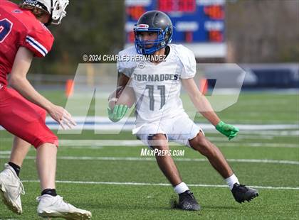 Thumbnail 2 in Grace Classical Christian Academy vs. West Texas Tornadoes (TAIAO Division III Final) photogallery.