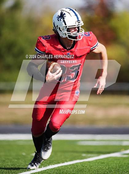 Thumbnail 2 in Grace Classical Christian Academy vs. West Texas Tornadoes (TAIAO Division III Final) photogallery.