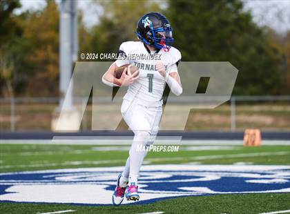 Thumbnail 1 in Grace Classical Christian Academy vs. West Texas Tornadoes (TAIAO Division III Final) photogallery.