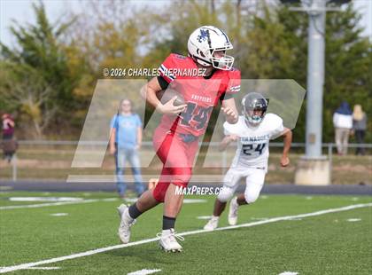 Thumbnail 1 in Grace Classical Christian Academy vs. West Texas Tornadoes (TAIAO Division III Final) photogallery.