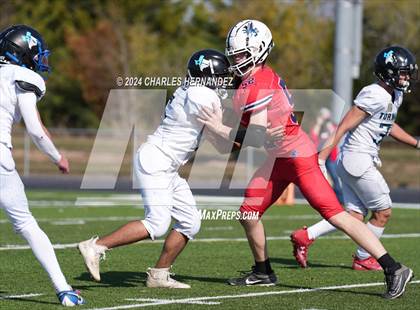 Thumbnail 1 in Grace Classical Christian Academy vs. West Texas Tornadoes (TAIAO Division III Final) photogallery.