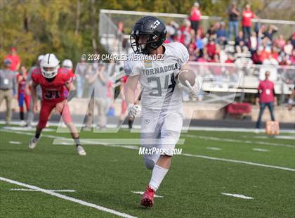 Thumbnail 2 in Grace Classical Christian Academy vs. West Texas Tornadoes (TAIAO Division III Final) photogallery.