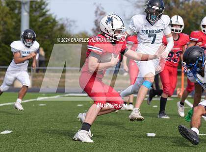 Thumbnail 2 in Grace Classical Christian Academy vs. West Texas Tornadoes (TAIAO Division III Final) photogallery.