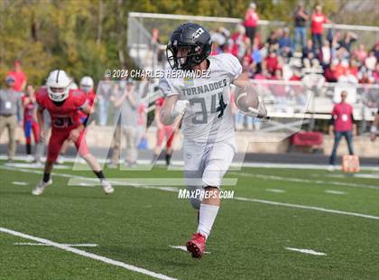 Thumbnail 1 in Grace Classical Christian Academy vs. West Texas Tornadoes (TAIAO Division III Final) photogallery.