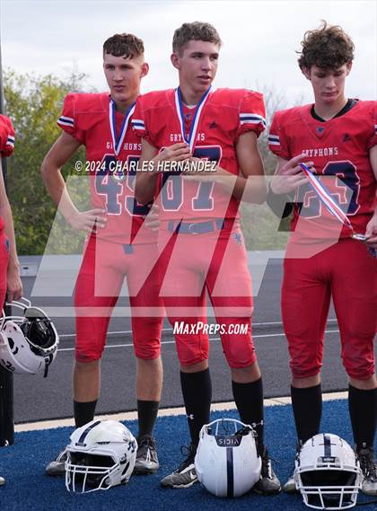 Thumbnail 1 in Grace Classical Christian Academy vs. West Texas Tornadoes (TAIAO Division III Final) photogallery.