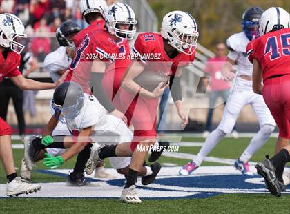 Thumbnail 2 in Grace Classical Christian Academy vs. West Texas Tornadoes (TAIAO Division III Final) photogallery.