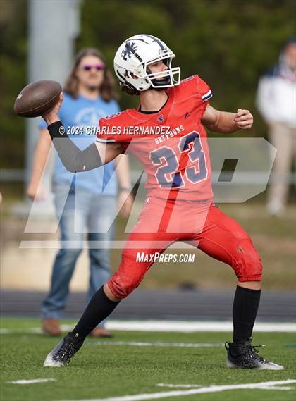 Thumbnail 1 in Grace Classical Christian Academy vs. West Texas Tornadoes (TAIAO Division III Final) photogallery.