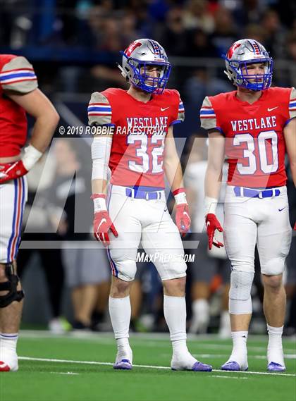 Thumbnail 3 in Guyer vs. Westlake (UIL 6A Division 2 Final) photogallery.
