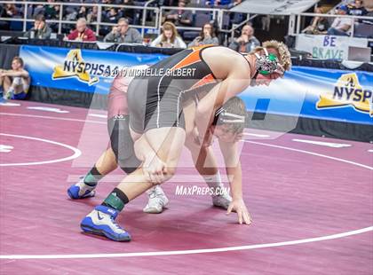 Thumbnail 1 in NYSPHSAA D2 Wrestling Championships (Semifinals 152 - 220 lbs) photogallery.