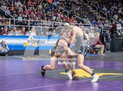 Thumbnail 2 in NYSPHSAA D2 Wrestling Championships (Semifinals 152 - 220 lbs) photogallery.