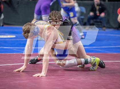 Thumbnail 2 in NYSPHSAA D2 Wrestling Championships (Semifinals 152 - 220 lbs) photogallery.