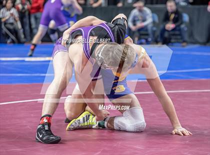 Thumbnail 2 in NYSPHSAA D2 Wrestling Championships (Semifinals 152 - 220 lbs) photogallery.