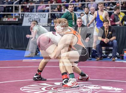 Thumbnail 1 in NYSPHSAA D2 Wrestling Championships (Semifinals 152 - 220 lbs) photogallery.