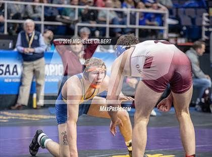 Thumbnail 1 in NYSPHSAA D2 Wrestling Championships (Semifinals 152 - 220 lbs) photogallery.