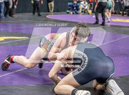 Thumbnail 2 in NYSPHSAA D2 Wrestling Championships (Semifinals 152 - 220 lbs) photogallery.