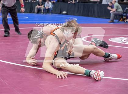 Thumbnail 1 in NYSPHSAA D2 Wrestling Championships (Semifinals 152 - 220 lbs) photogallery.