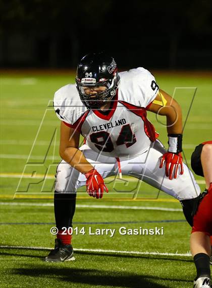 Thumbnail 2 in Cleveland vs. Santa Clarita Christian photogallery.