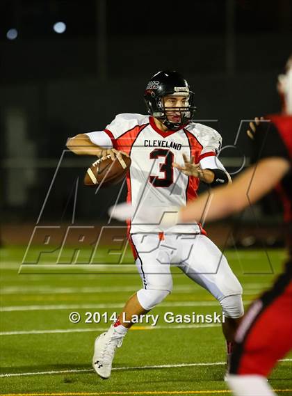 Thumbnail 1 in Cleveland vs. Santa Clarita Christian photogallery.