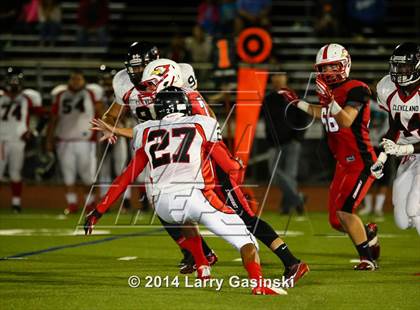 Thumbnail 1 in Cleveland vs. Santa Clarita Christian photogallery.