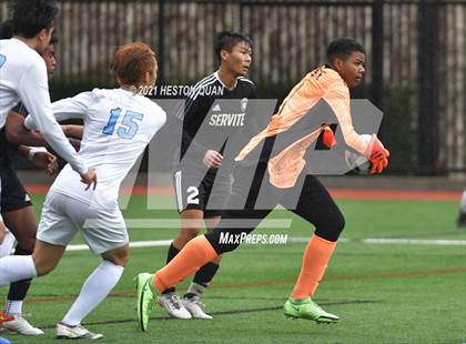 Thumbnail 1 in Servite vs. Bellarmine College Prep (Adidas So Cal College Showcase) photogallery.