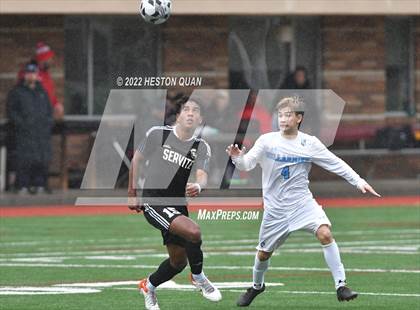 Thumbnail 3 in Servite vs. Bellarmine College Prep (Adidas So Cal College Showcase) photogallery.