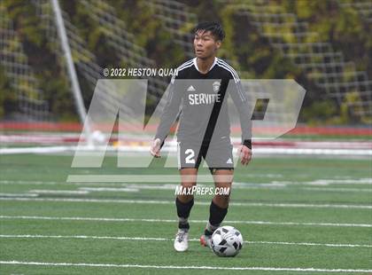 Thumbnail 3 in Servite vs. Bellarmine College Prep (Adidas So Cal College Showcase) photogallery.