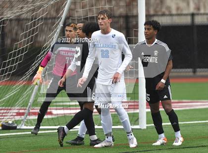 Thumbnail 1 in Servite vs. Bellarmine College Prep (Adidas So Cal College Showcase) photogallery.