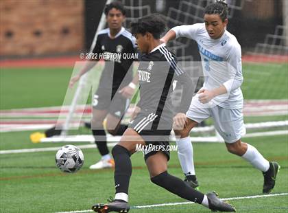Thumbnail 3 in Servite vs. Bellarmine College Prep (Adidas So Cal College Showcase) photogallery.